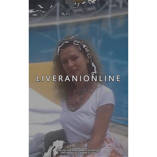 DIAP-RETROSPETTIVA LORETTA GOGGI-CANTANTE-ATTRICE-IMITATRICE-CONDUTTRICE TELEVISIVA E SCRITTRICE NELLA FOTO LORETTA GOGGI A SAINT VINCENT NELL\'ANNO 1980 AG ALDO LIVERANI SAS