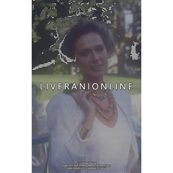 DIAP-RETROSPETTIVA LORETTA GOGGI-CANTANTE-ATTRICE-IMITATRICE-CONDUTTRICE TELEVISIVA E SCRITTRICE NELLA FOTO LORETTA GOGGI A SAINT VINCENT NELL\'ANNO 1980 AG ALDO LIVERANI SAS