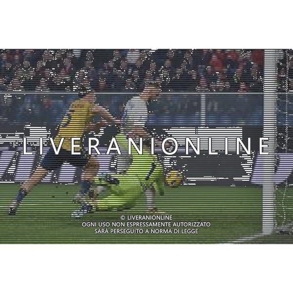 Genoa vs Inter nella foto Marko Arnautovic (Inter) segna il gol dell\'1 a 0 Genova 29-12-2023 Stadio Luigi Ferraris - Marassi Campionato Serie A TIM - 18a giornata foto Roberto Garavaglia/ag. Aldo Liverani sas/AGENZIA ALDO LIVERANI SAS
