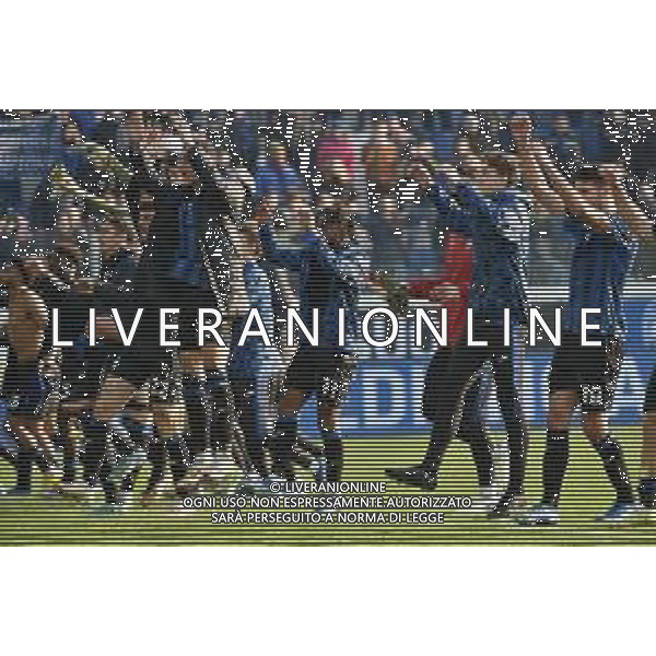 TVRG Atalanta vs Lecce nella foto esultanza finale Atalanta Bergamo 30-12-2023 Gewiss Stadium - Stadio Atleti Azzurri d\'Italia Campionato Serie A TIM - 18a giornata foto Roberto Garavaglia/ag. Aldo Liverani sas/AGENZIA ALDO LIVERANI SAS