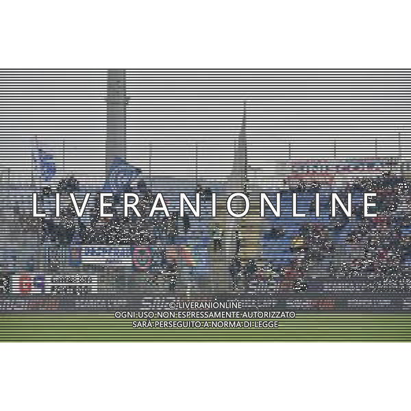 30-12-2023. Cagliari calcio- Empoli F.C. 18° giornata campionato calcio italiano Serie A 2023/2024, Stadio Unipol Domus Cagliari. Foto Salvatore Moi/Agenzia Aldo Liverani s.a.s. Nella foto: Tifosi Empoli in trasferta, nel settore ospiti dello stadio Unipol Domus di Cagiari ©MOI SALVATORE/AGENZIA ALDO LIVERANI SAS