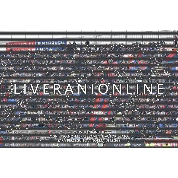 30-12-2023. Cagliari calcio- Empoli F.C. 18° giornata campionato calcio italiano Serie A 2023/2024, Stadio Unipol Domus Cagliari. Foto Salvatore Moi/Agenzia Aldo Liverani s.a.s. Nella foto: Tifosi del Cagliari in casa, nella curva sud dello stadio Unipol Domus di Cagliari ©MOI SALVATORE/AGENZIA ALDO LIVERANI SAS