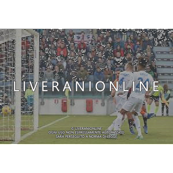 30-12-2023. Cagliari calcio- Empoli F.C. 18° giornata campionato calcio italiano Serie A 2023/2024, Stadio Unipol Domus Cagliari. Foto Salvatore Moi/Agenzia Aldo Liverani s.as. Nella foto: Gol ed esultanza del Cagliari in casa contro Empoli nello stadio Unipol Domus di Cagliari. Segna:Nocolas Viola Cagliari, annullato dopo visione al var ©MOI SALVATORE/AGENZIA ALDO LIVERANI SAS