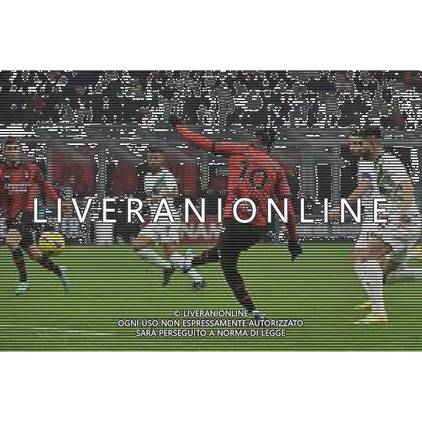 Milan vs Sassuolo nella foto Rafael Leao (Milan) segna il gol dell\'1 a 0 ma la rete viene annullata per fuorigioco Milano 30-12-2023 Stadio Giuseppe Meazza - San Siro Campionato Serie A TIM - 18a giornata foto Roberto Garavaglia/ag. Aldo Liverani sas/AGENZIA ALDO LIVERANI SAS