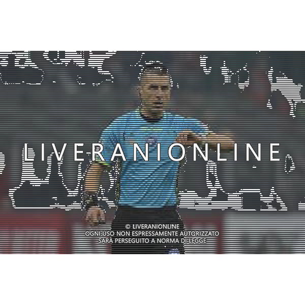Milan vs Sassuolo nella foto l\'arbitro Livio Marinelli di Tivoli (Roma) Milano 30-12-2023 Stadio Giuseppe Meazza - San Siro Campionato Serie A TIM - 18a giornata foto Roberto Garavaglia/ag. Aldo Liverani sas/AGENZIA ALDO LIVERANI SAS
