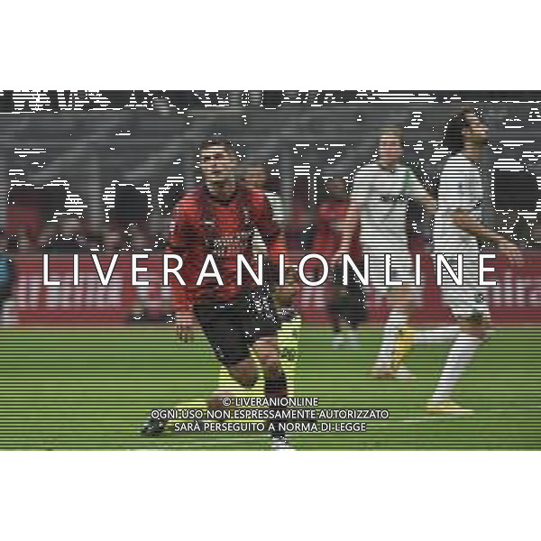 Milan vs Sassuolo nella foto Christian Mate Pulisic (Milan) esulta dopo il gol dell\'1 a 0 Milano 30-12-2023 Stadio Giuseppe Meazza - San Siro Campionato Serie A TIM - 18a giornata foto Roberto Garavaglia/ag. Aldo Liverani sas/AGENZIA ALDO LIVERANI SAS