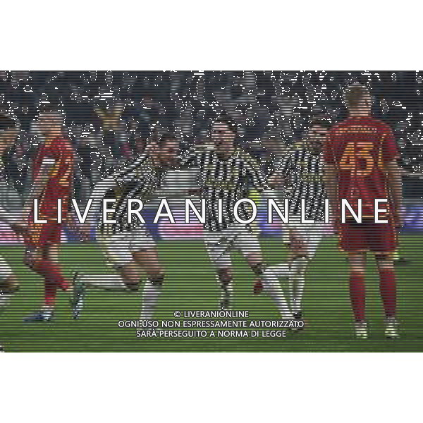 Torino 30.12.2023 Allianz Stadium @Manuela Viganti/Ag. Aldo Liverani sas Juventus vs Roma Campionato Calcio Serie A TIM 2023/2024 18a giornata Nella foto: esultanza juventus dopo il gol di adrien rabiot ©Viganti/AGENZIA ALDO LIVERANI SAS