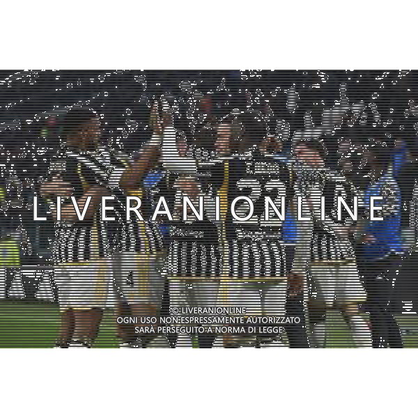 Torino 30.12.2023 Allianz Stadium @Manuela Viganti/Ag. Aldo Liverani sas Juventus vs Roma Campionato Calcio Serie A TIM 2023/2024 18a giornata Nella foto: esultanza juventus dopo il gol di adrien rabiot ©Viganti/AGENZIA ALDO LIVERANI SAS