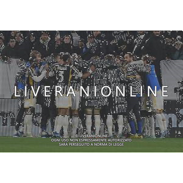 Torino 30.12.2023 Allianz Stadium @Manuela Viganti/Ag. Aldo Liverani sas Juventus vs Roma Campionato Calcio Serie A TIM 2023/2024 18a giornata Nella foto: festa juventus a fine gara ©Viganti/AGENZIA ALDO LIVERANI SAS