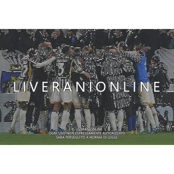 Torino 30.12.2023 Allianz Stadium @Manuela Viganti/Ag. Aldo Liverani sas Juventus vs Roma Campionato Calcio Serie A TIM 2023/2024 18a giornata Nella foto: festa juventus a fine gara ©Viganti/AGENZIA ALDO LIVERANI SAS