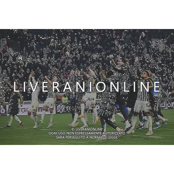 Torino 30.12.2023 Allianz Stadium @Manuela Viganti/Ag. Aldo Liverani sas Juventus vs Roma Campionato Calcio Serie A TIM 2023/2024 18a giornata Nella foto: festa juventus a fine gara ©Viganti/AGENZIA ALDO LIVERANI SAS