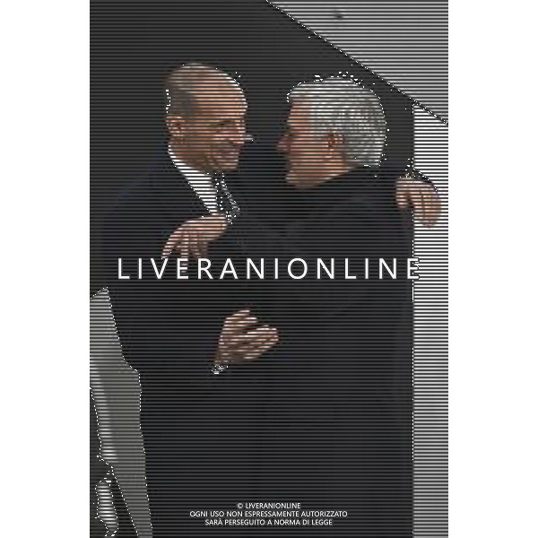 Torino 30.12.2023 Allianz Stadium @Manuela Viganti/Ag. Aldo Liverani sas Juventus vs Roma Campionato Calcio Serie A TIM 2023/2024 18a giornata Nella foto: massimiliano allegri e josè mourinho ©Viganti/AGENZIA ALDO LIVERANI SAS