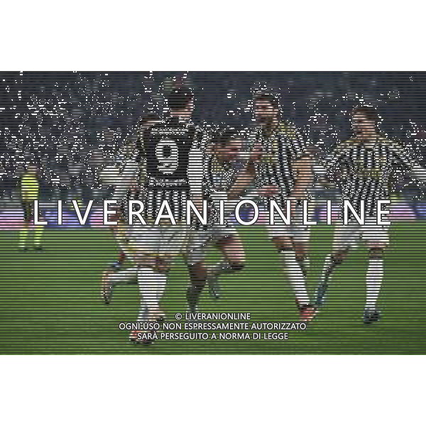 Torino 30.12.2023 Allianz Stadium @Manuela Viganti/Ag. Aldo Liverani sas Juventus vs Roma Campionato Calcio Serie A TIM 2023/2024 18a giornata Nella foto: esultanza juventus dopo il gol di adrien rabiot ©Viganti/AGENZIA ALDO LIVERANI SAS