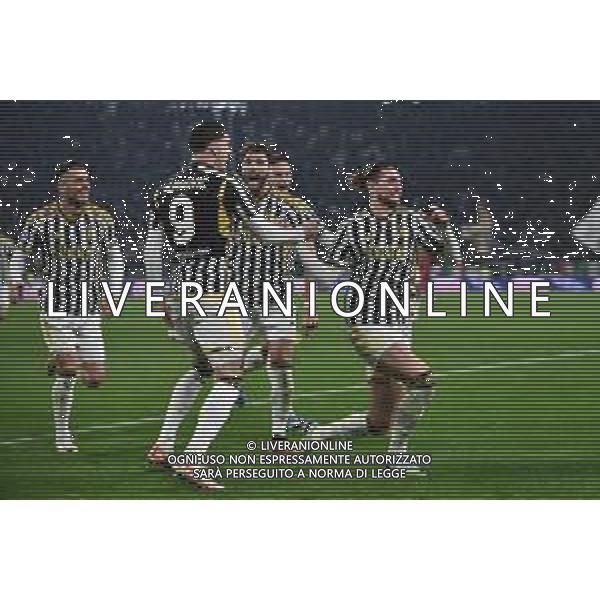 Torino 30.12.2023 Allianz Stadium @Manuela Viganti/Ag. Aldo Liverani sas Juventus vs Roma Campionato Calcio Serie A TIM 2023/2024 18a giornata Nella foto: esultanza juventus dopo il gol di adrien rabiot ©Viganti/AGENZIA ALDO LIVERANI SAS