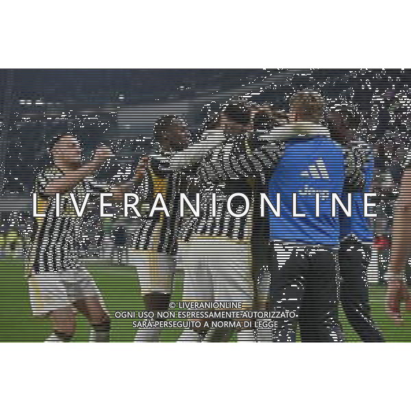 Torino 30.12.2023 Allianz Stadium @Manuela Viganti/Ag. Aldo Liverani sas Juventus vs Roma Campionato Calcio Serie A TIM 2023/2024 18a giornata Nella foto: esultanza juventus dopo il gol di adrien rabiot ©Viganti/AGENZIA ALDO LIVERANI SAS