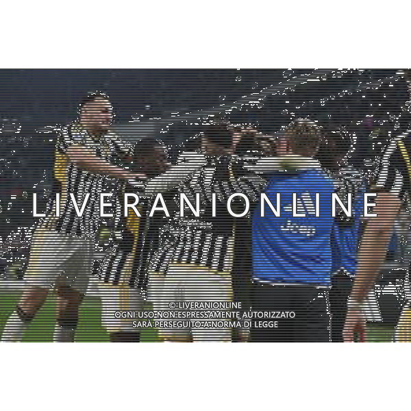Torino 30.12.2023 Allianz Stadium @Manuela Viganti/Ag. Aldo Liverani sas Juventus vs Roma Campionato Calcio Serie A TIM 2023/2024 18a giornata Nella foto: esultanza juventus dopo il gol di adrien rabiot ©Viganti/AGENZIA ALDO LIVERANI SAS