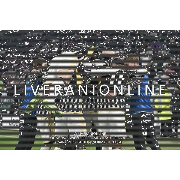 Torino 30.12.2023 Allianz Stadium @Manuela Viganti/Ag. Aldo Liverani sas Juventus vs Roma Campionato Calcio Serie A TIM 2023/2024 18a giornata Nella foto: esultanza juventus dopo il gol di adrien rabiot ©Viganti/AGENZIA ALDO LIVERANI SAS