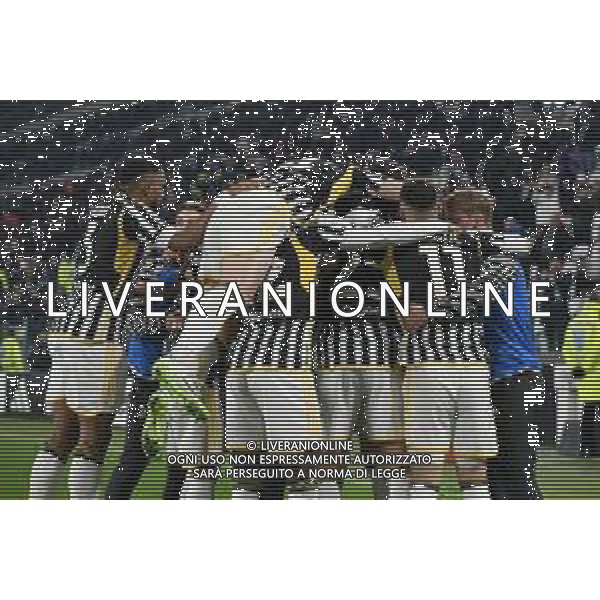Torino 30.12.2023 Allianz Stadium @Manuela Viganti/Ag. Aldo Liverani sas Juventus vs Roma Campionato Calcio Serie A TIM 2023/2024 18a giornata Nella foto: esultanza juventus dopo il gol di adrien rabiot ©Viganti/AGENZIA ALDO LIVERANI SAS
