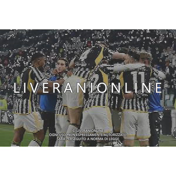 Torino 30.12.2023 Allianz Stadium @Manuela Viganti/Ag. Aldo Liverani sas Juventus vs Roma Campionato Calcio Serie A TIM 2023/2024 18a giornata Nella foto: esultanza juventus dopo il gol di adrien rabiot ©Viganti/AGENZIA ALDO LIVERANI SAS