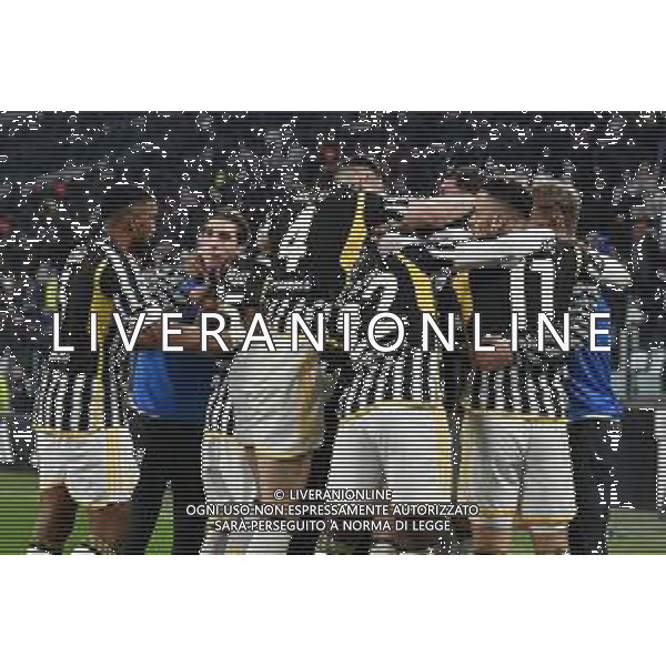 Torino 30.12.2023 Allianz Stadium @Manuela Viganti/Ag. Aldo Liverani sas Juventus vs Roma Campionato Calcio Serie A TIM 2023/2024 18a giornata Nella foto: esultanza juventus dopo il gol di adrien rabiot ©Viganti/AGENZIA ALDO LIVERANI SAS