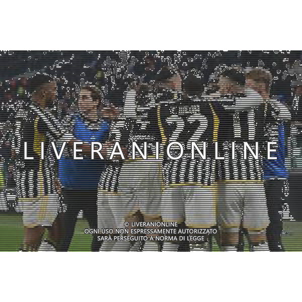 Torino 30.12.2023 Allianz Stadium @Manuela Viganti/Ag. Aldo Liverani sas Juventus vs Roma Campionato Calcio Serie A TIM 2023/2024 18a giornata Nella foto: esultanza juventus dopo il gol di adrien rabiot ©Viganti/AGENZIA ALDO LIVERANI SAS