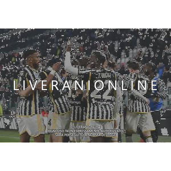 Torino 30.12.2023 Allianz Stadium @Manuela Viganti/Ag. Aldo Liverani sas Juventus vs Roma Campionato Calcio Serie A TIM 2023/2024 18a giornata Nella foto: esultanza juventus dopo il gol di adrien rabiot ©Viganti/AGENZIA ALDO LIVERANI SAS
