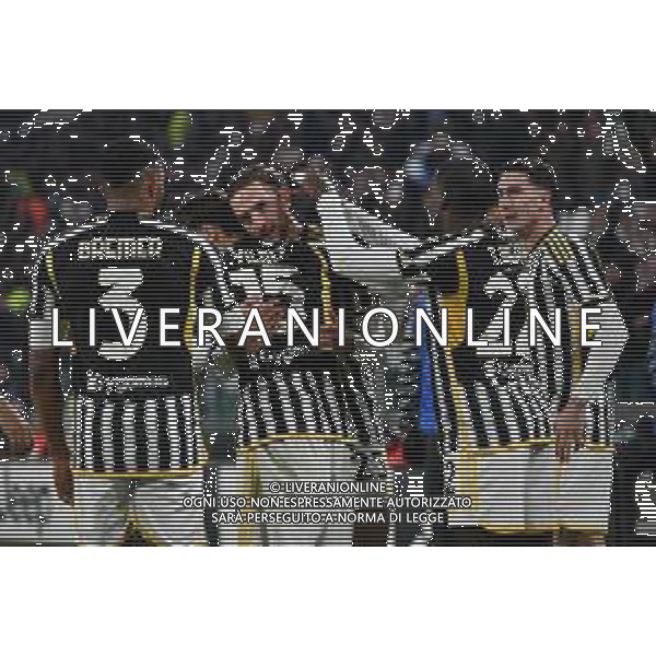 Torino 30.12.2023 Allianz Stadium @Manuela Viganti/Ag. Aldo Liverani sas Juventus vs Roma Campionato Calcio Serie A TIM 2023/2024 18a giornata Nella foto: esultanza juventus dopo il gol di adrien rabiot ©Viganti/AGENZIA ALDO LIVERANI SAS