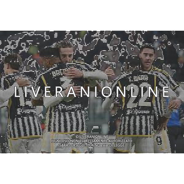 Torino 30.12.2023 Allianz Stadium @Manuela Viganti/Ag. Aldo Liverani sas Juventus vs Roma Campionato Calcio Serie A TIM 2023/2024 18a giornata Nella foto: esultanza juventus dopo il gol di adrien rabiot ©Viganti/AGENZIA ALDO LIVERANI SAS