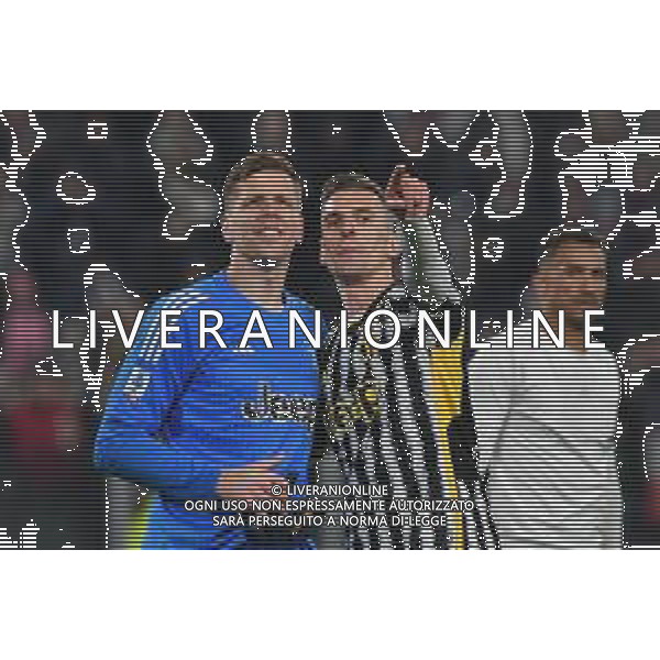 Torino 30.12.2023 Allianz Stadium @Manuela Viganti/Ag. Aldo Liverani sas Juventus vs Roma Campionato Calcio Serie A TIM 2023/2024 18a giornata Nella foto: wojciech szczesny e arkadiusz milik ©Viganti/AGENZIA ALDO LIVERANI SAS