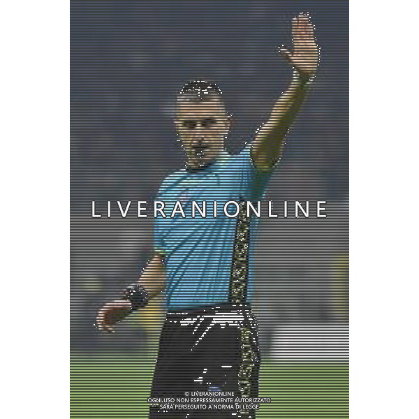 Milan vs Sassuolo nella foto l\'arbitro Livio Marinelli di Tivoli (Roma) Milano 30-12-2023 Stadio Giuseppe Meazza - San Siro Campionato Serie A TIM - 18a giornata foto Roberto Garavaglia/ag. Aldo Liverani sas