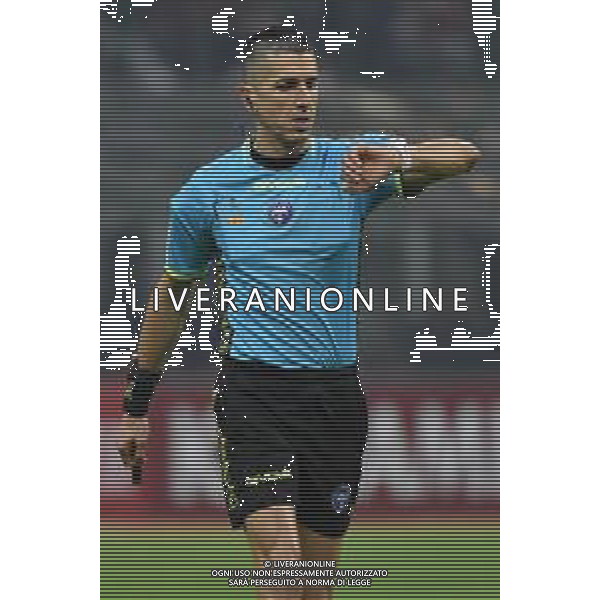Milan vs Sassuolo nella foto l\'arbitro Livio Marinelli di Tivoli (Roma) Milano 30-12-2023 Stadio Giuseppe Meazza - San Siro Campionato Serie A TIM - 18a giornata foto Roberto Garavaglia/ag. Aldo Liverani sas