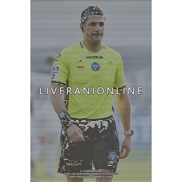 TVRG Atalanta vs Lecce nella foto l\'arbitro Gianluca Manganiello di Pinerolo (TO) Bergamo 30-12-2023 Gewiss Stadium - Stadio Atleti Azzurri d\'Italia Campionato Serie A TIM - 18a giornata foto Roberto Garavaglia/ag. Aldo Liverani sas