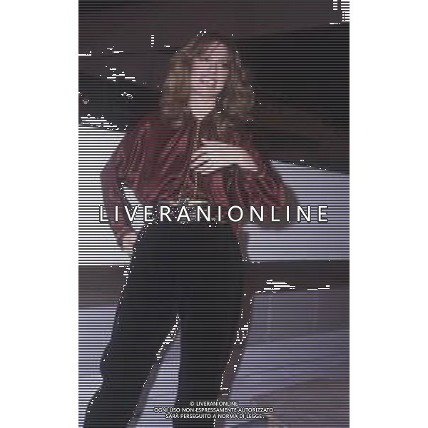 DIAP-RETROSPETTIVA LORETTA GOGGI-CANTANTE-ATTRICE-IMITATRICE-CONDUTTRICE TELEVISIVA E SCRITTRICE NELLA FOTO LORETTA GOGGI NELL\'ANNO 1980 A ROMA FOTO EDGARDO DELLA SCORCIOSA-AG ALDO LIVERANI SAS 