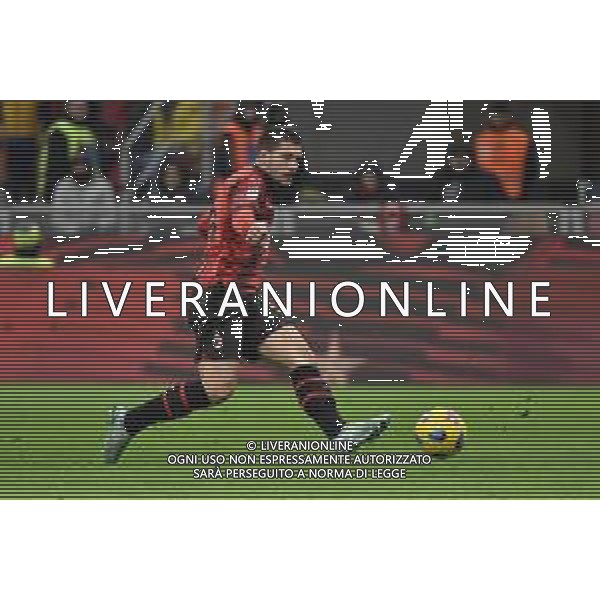 Milan vs Cagliari nella foto Luka Jovic (Milan) occasione da gol Milano 02-01-2024 Stadio Giuseppe Meazza - San Siro Coppa Italia Frecciarossa - ottavi di finale foto Roberto Garavaglia/ag. Aldo Liverani sas/AGENZIA ALDO LIVERANI SAS