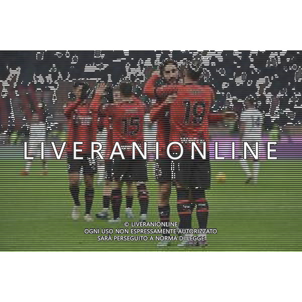 Milan vs Cagliari nella foto esultanza Milan dopo il gol del 2 a 0 Milano 02-01-2024 Stadio Giuseppe Meazza - San Siro Coppa Italia Frecciarossa - ottavi di finale foto Roberto Garavaglia/ag. Aldo Liverani sas/AGENZIA ALDO LIVERANI SAS