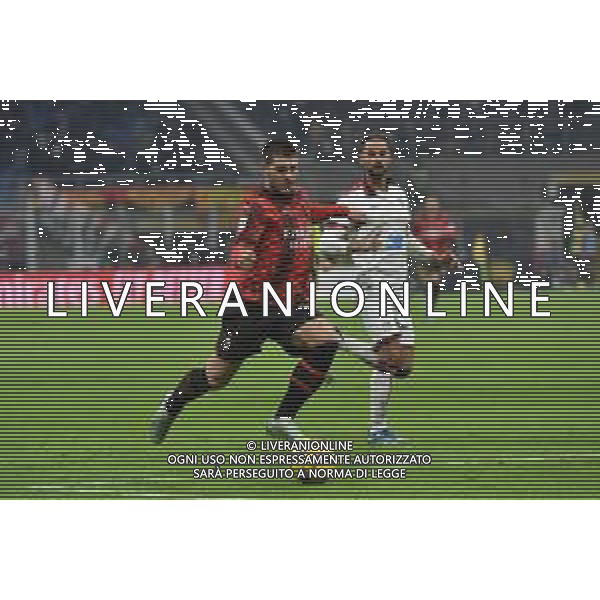 Milan vs Cagliari nella foto Luka Jovic (Milan) Milano 02-01-2024 Stadio Giuseppe Meazza - San Siro Coppa Italia Frecciarossa - ottavi di finale foto Roberto Garavaglia/ag. Aldo Liverani sas/AGENZIA ALDO LIVERANI SAS