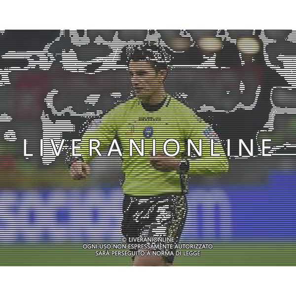 Milan vs Cagliari nella foto l\'arbitro Alessandro Prontera di Bologna Milano 02-01-2024 Stadio Giuseppe Meazza - San Siro Coppa Italia Frecciarossa - ottavi di finale foto Roberto Garavaglia/ag. Aldo Liverani sas