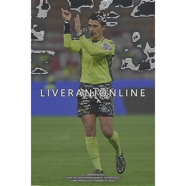 Milan vs Cagliari nella foto l\'arbitro Alessandro Prontera di Bologna Milano 02-01-2024 Stadio Giuseppe Meazza - San Siro Coppa Italia Frecciarossa - ottavi di finale foto Roberto Garavaglia/ag. Aldo Liverani sas