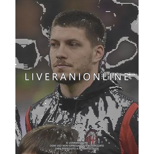 Milan vs Cagliari nella foto Luka Jovic (Milan) Milano 02-01-2024 Stadio Giuseppe Meazza - San Siro Coppa Italia Frecciarossa - ottavi di finale foto Roberto Garavaglia/ag. Aldo Liverani sas