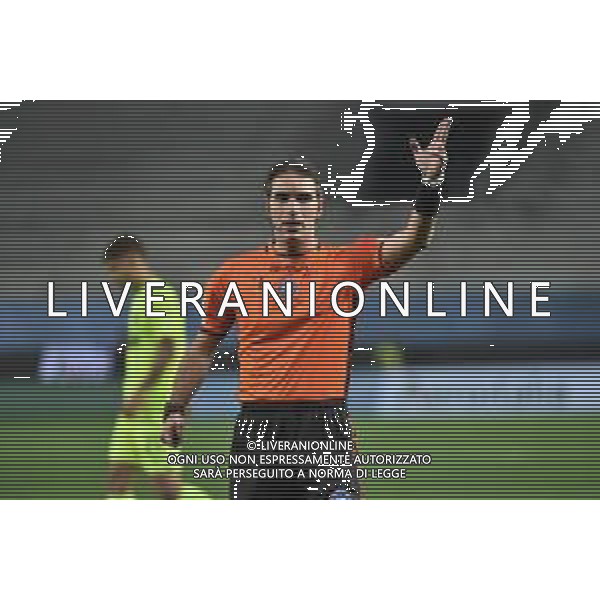 TVRG Atalanta vs Sassuolo nella foto l\'arbitro Alberto Santoro di Messina Bergamo 03-01-2024 Gewiss Stadium Coppa Italia Frecciarossa - ottavi di finale foto Roberto Garavaglia/ag. Aldo Liverani sas/AGENZIA ALDO LIVERANI SAS