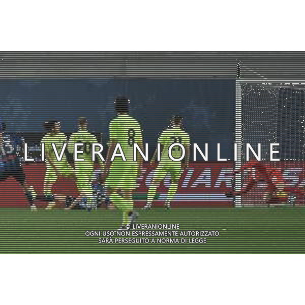 TVRG Atalanta vs Sassuolo nella foto Charles de Ketelaere (Atalanta) segna il gol dell\'1 a 0 Bergamo 03-01-2024 Gewiss Stadium Coppa Italia Frecciarossa - ottavi di finale foto Roberto Garavaglia/ag. Aldo Liverani sas/AGENZIA ALDO LIVERANI SAS