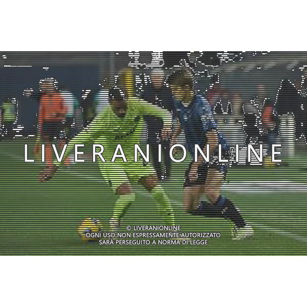 TVRG Atalanta vs Sassuolo nella foto Jeremy Toljan (Sassuolo) e Charles de Ketelaere (Atalanta) Bergamo 03-01-2024 Gewiss Stadium Coppa Italia Frecciarossa - ottavi di finale foto Roberto Garavaglia/ag. Aldo Liverani sas/AGENZIA ALDO LIVERANI SAS