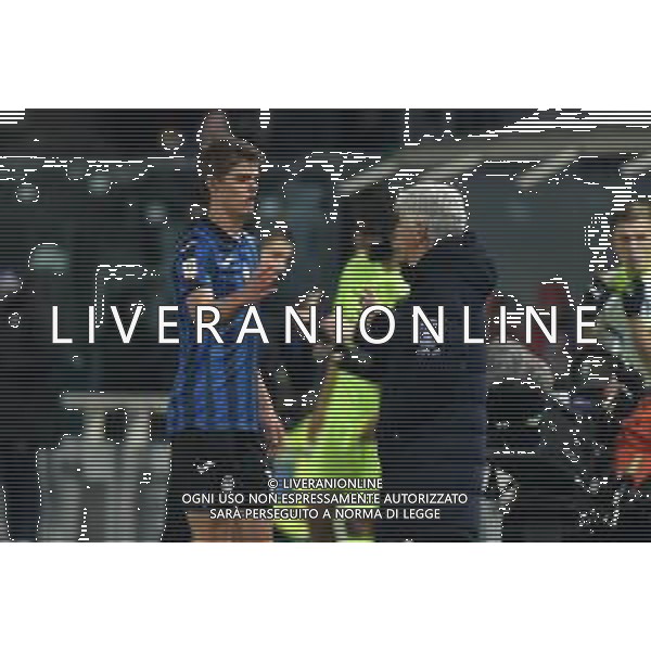 TVRG Atalanta vs Sassuolo nella foto Charles de Ketelaere (Atalanta) e Gian Piero Gasperini allenatore Atalanta al momento della sostituzione Bergamo 03-01-2024 Gewiss Stadium Coppa Italia Frecciarossa - ottavi di finale foto Roberto Garavaglia/ag. Aldo Liverani sas/AGENZIA ALDO LIVERANI SAS