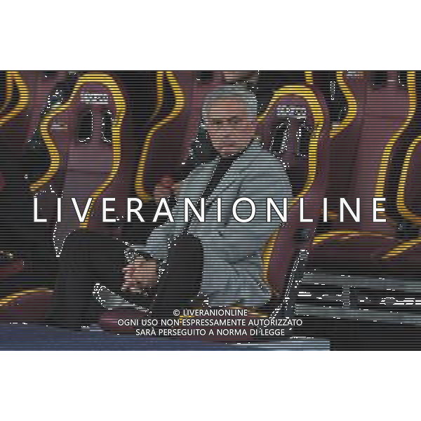 Roma vs Cremonese - Coppa Italia Frecciarossa - Ottavi di finale - Stadio Olimpico - Roma 03-01-2024 nella foto Jose\' Mourinho in panchina ©Federico Gaetano/AGENZIA ALDO LIVERANI SAS