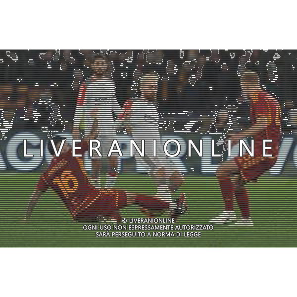 Roma vs Cremonese - Coppa Italia Frecciarossa - Ottavi di finale - Stadio Olimpico - Roma 03-01-2024 nella foto Paredes e Majer ©Federico Gaetano/AGENZIA ALDO LIVERANI SAS
