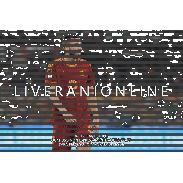 Roma vs Cremonese - Coppa Italia Frecciarossa - Ottavi di finale - Stadio Olimpico - Roma 03-01-2024 nella foto Bryan Cristante FOTO FEDERICO GAETANO-AG ALDO LIVERANI SAS