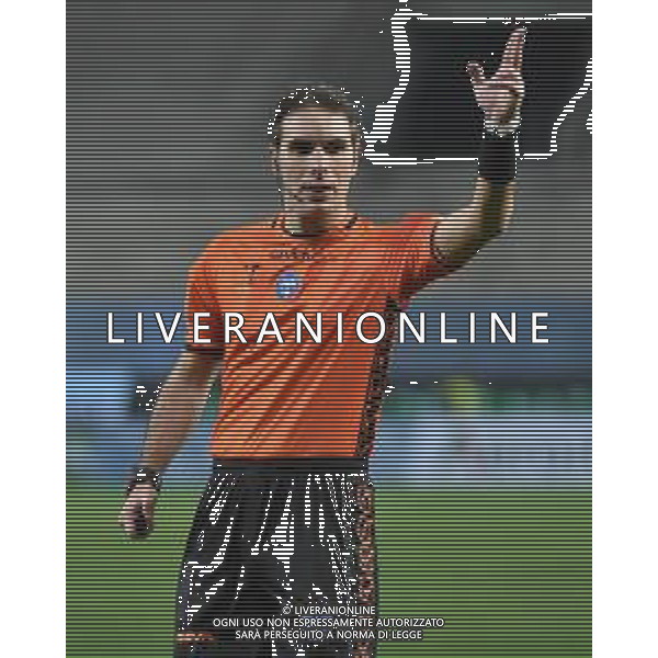 TVRG Atalanta vs Sassuolo nella foto l\'arbitro Alberto Santoro di Messina Bergamo 03-01-2024 Gewiss Stadium Coppa Italia Frecciarossa - ottavi di finale foto Roberto Garavaglia/ag. Aldo Liverani sas