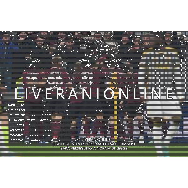 TVMV-Torino 04.01.2024 Allianz Stadium ©Manuela Viganti/Agenzia Aldo Liverani Juventus vs Salernitana Ottavi di Finale Coppa Italia Frecciarossa 2023/2024 Nella foto: esultanza salernitana dopo il gol di ikwuemesi ©Viganti/AGENZIA ALDO LIVERANI SAS