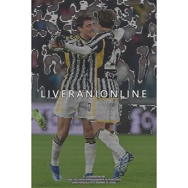 TVMV-Torino 04.01.2024 Allianz Stadium ©Manuela Viganti/Agenzia Aldo Liverani Juventus vs Salernitana Ottavi di Finale Coppa Italia Frecciarossa 2023/2024 Nella foto: esultanza fabio miretti e andrea cambiaso dopo il gol ©Viganti/AGENZIA ALDO LIVERANI SAS