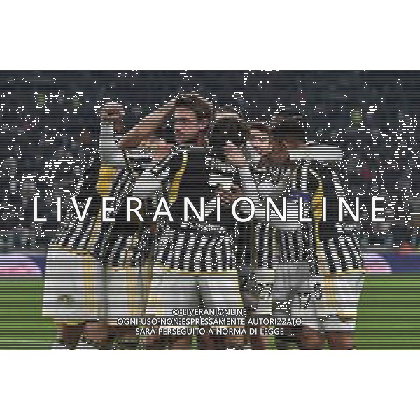 TVMV-Torino 04.01.2024 Allianz Stadium ©Manuela Viganti/Agenzia Aldo Liverani Juventus vs Salernitana Ottavi di Finale Coppa Italia Frecciarossa 2023/2024 Nella foto: esultanza juventus dopo il gol di daniele rugani ©Viganti/AGENZIA ALDO LIVERANI SAS